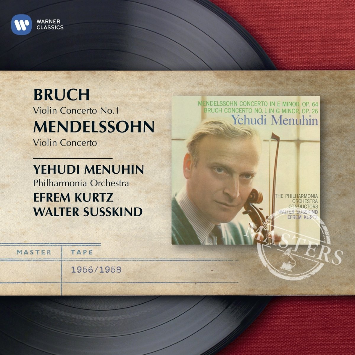 BRUCH & MENDELSSOHN: Violin Concerti - Yehudi Menuhin, Philharmonia Orchestra