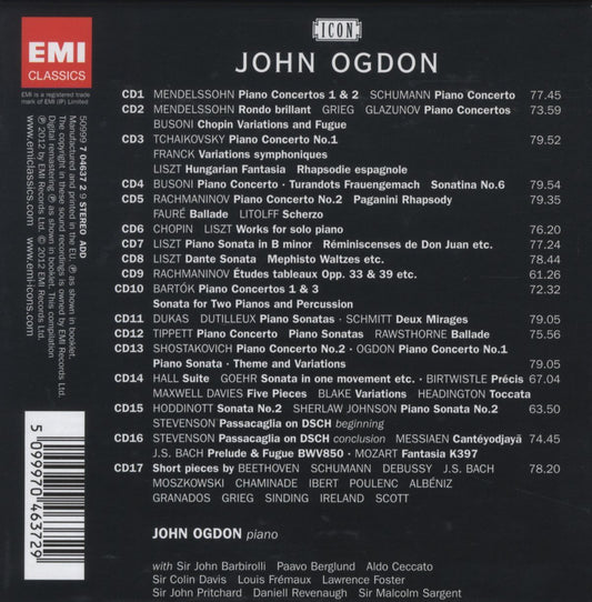 John Ogdon: The Legendary Virtuoso (17 CDS)