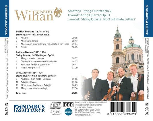 Smetana / Dvorak / Janacek: Works For String Quartet - Wihan Quartet