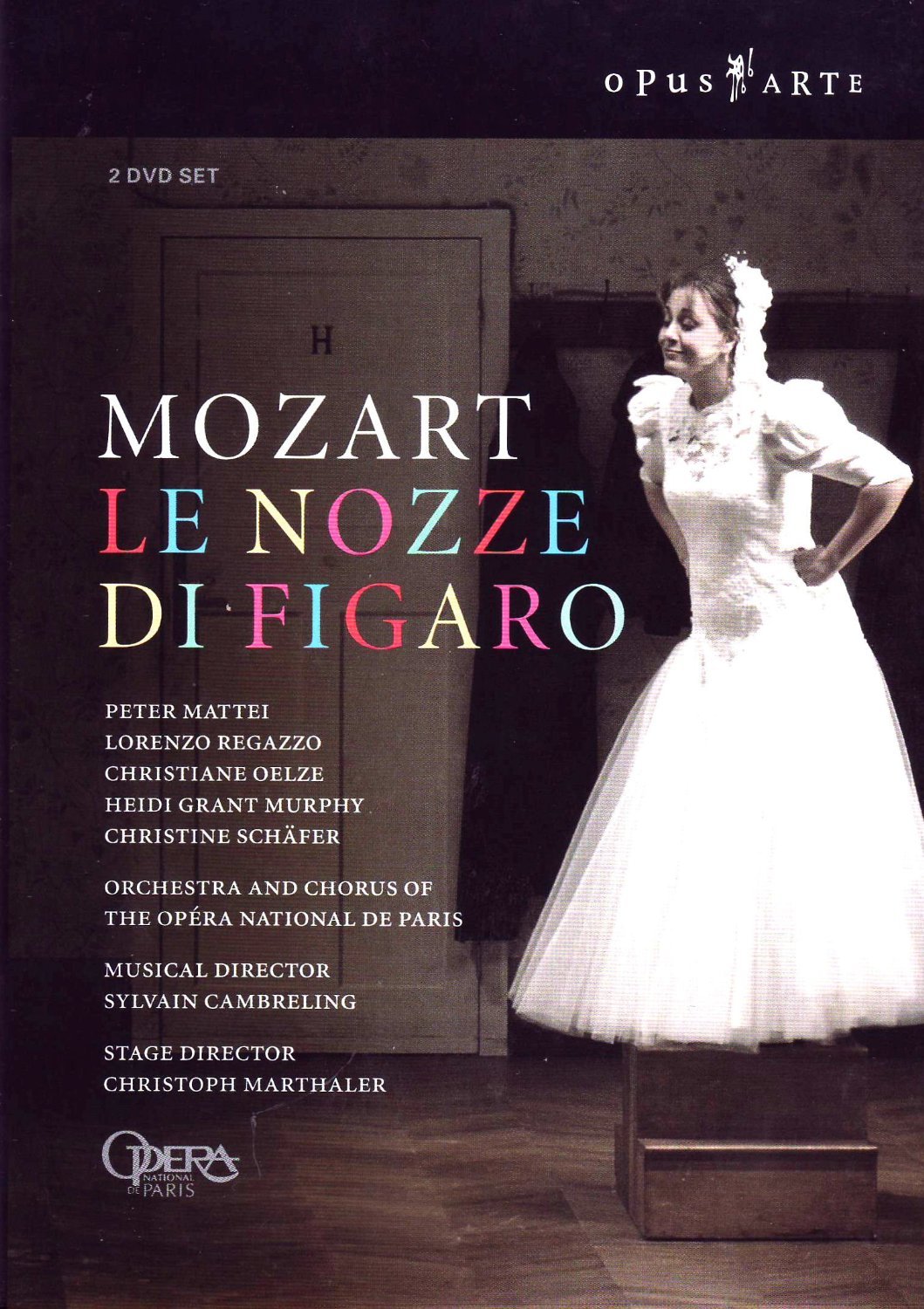 MOZART: LE NOZZE DI FIGARO - Mattei, Regazzo, Murphy, Schafer, Opera National de Paris (2 DVD)