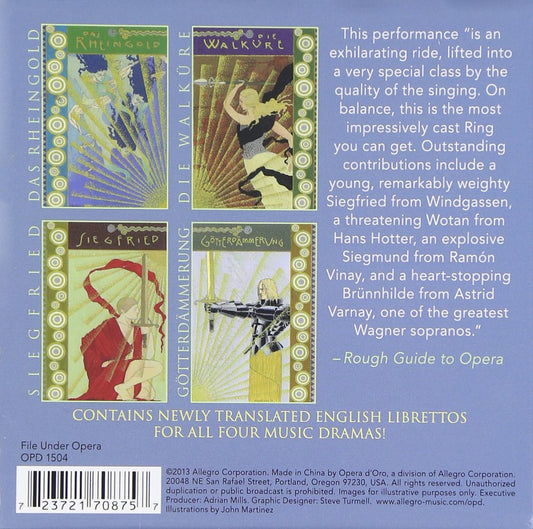 WAGNER: Des Ring der Nibelungen - Hotter/Windgassen/Varnay/Krauss/Bayreuth (14 CDs)