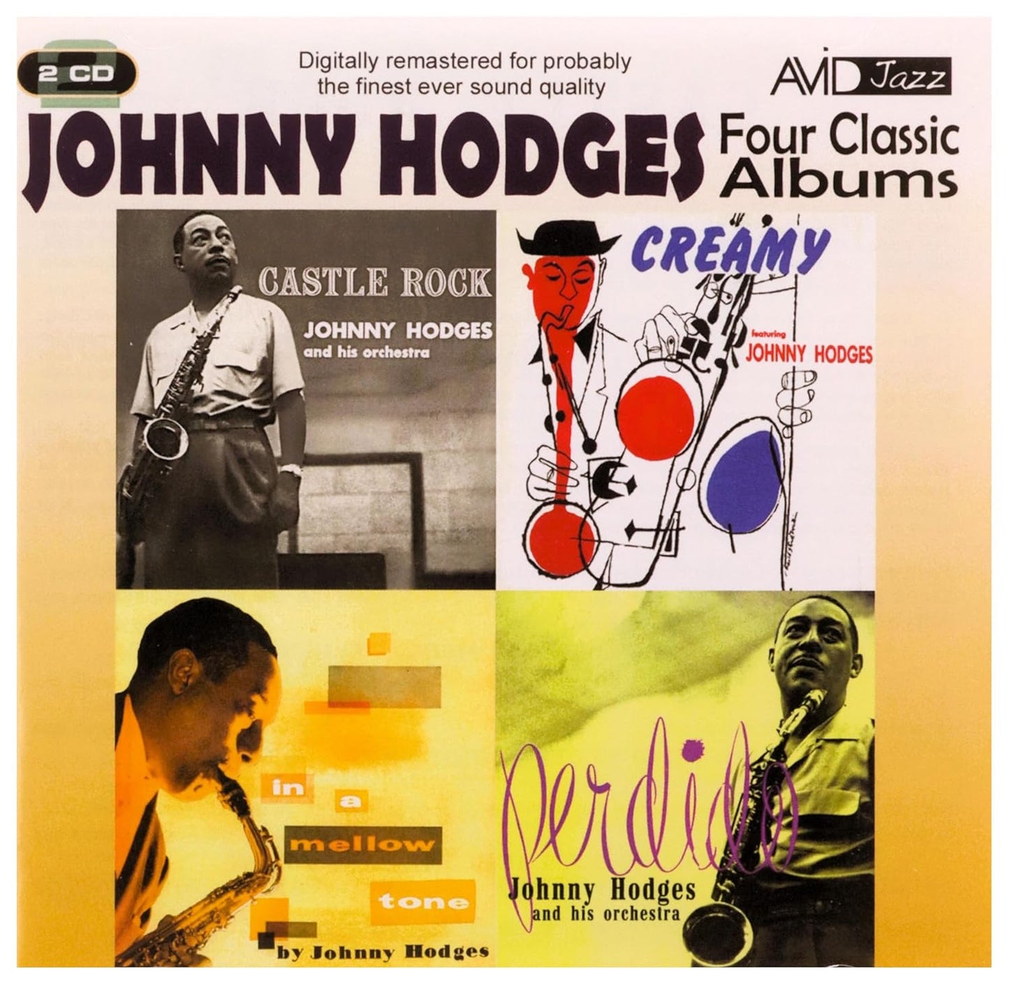 JOHNNY HODGES - Four Classic Albums (Four Rock / In A Mellow Tone / Perdido / Creamy) (2 CDs)