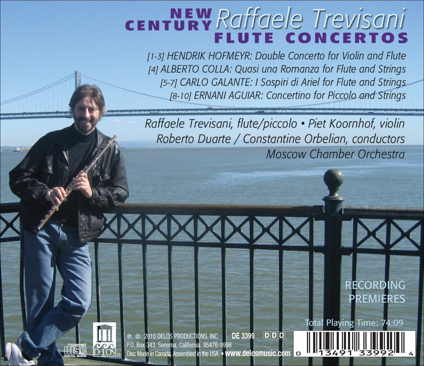 New Century Flute Concertos- Trevisani, Koornhof, Moscow Chamber Orchestra