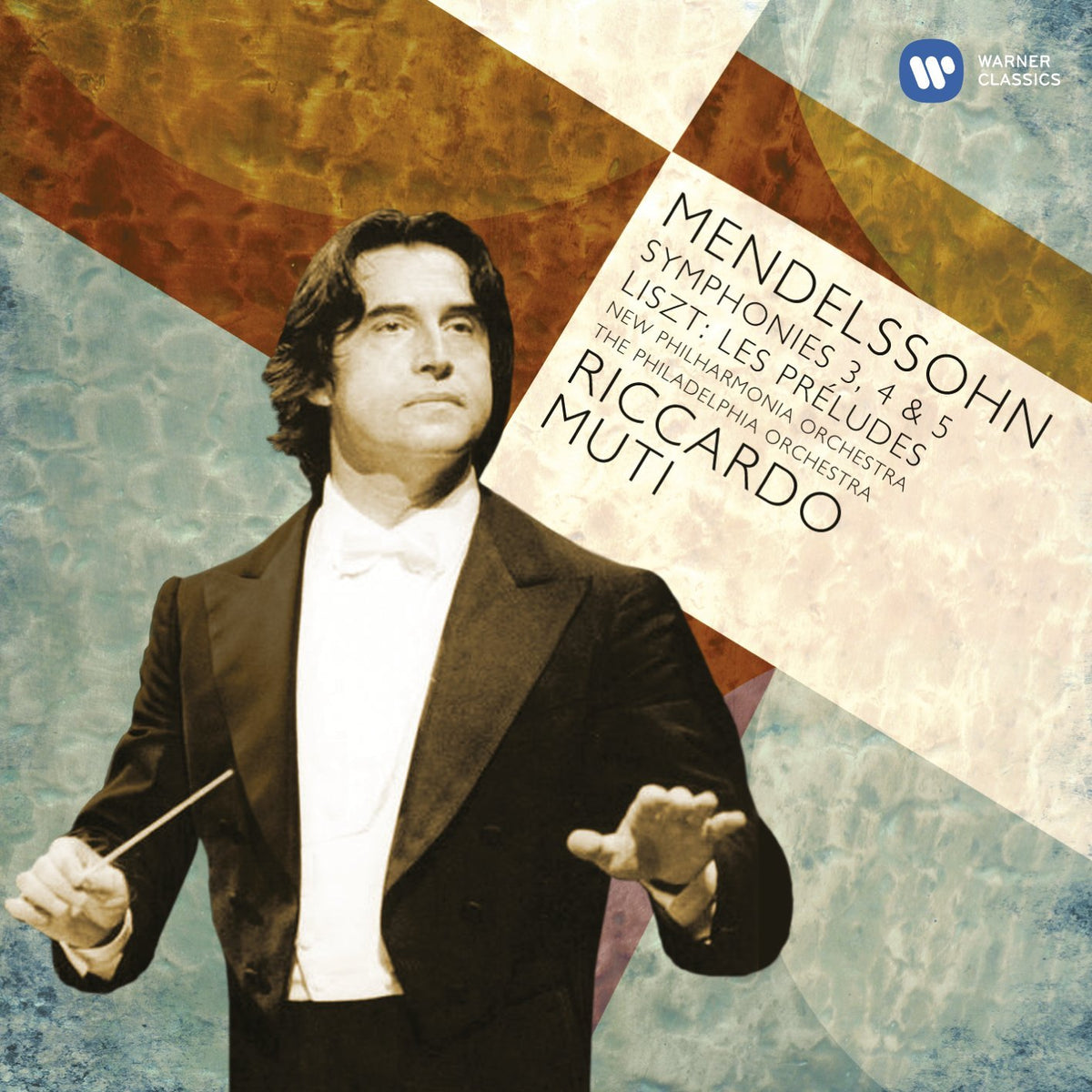 Mendelssohn: Symphonies 3, 4 & 5, Overtures; Liszt: Les Preludes, Franck: Le chasseur maudit - RICCARDO MUTI, PHILADELPHIA ORCHESTRA, NEW PHILHARMONIA (2 CDs)