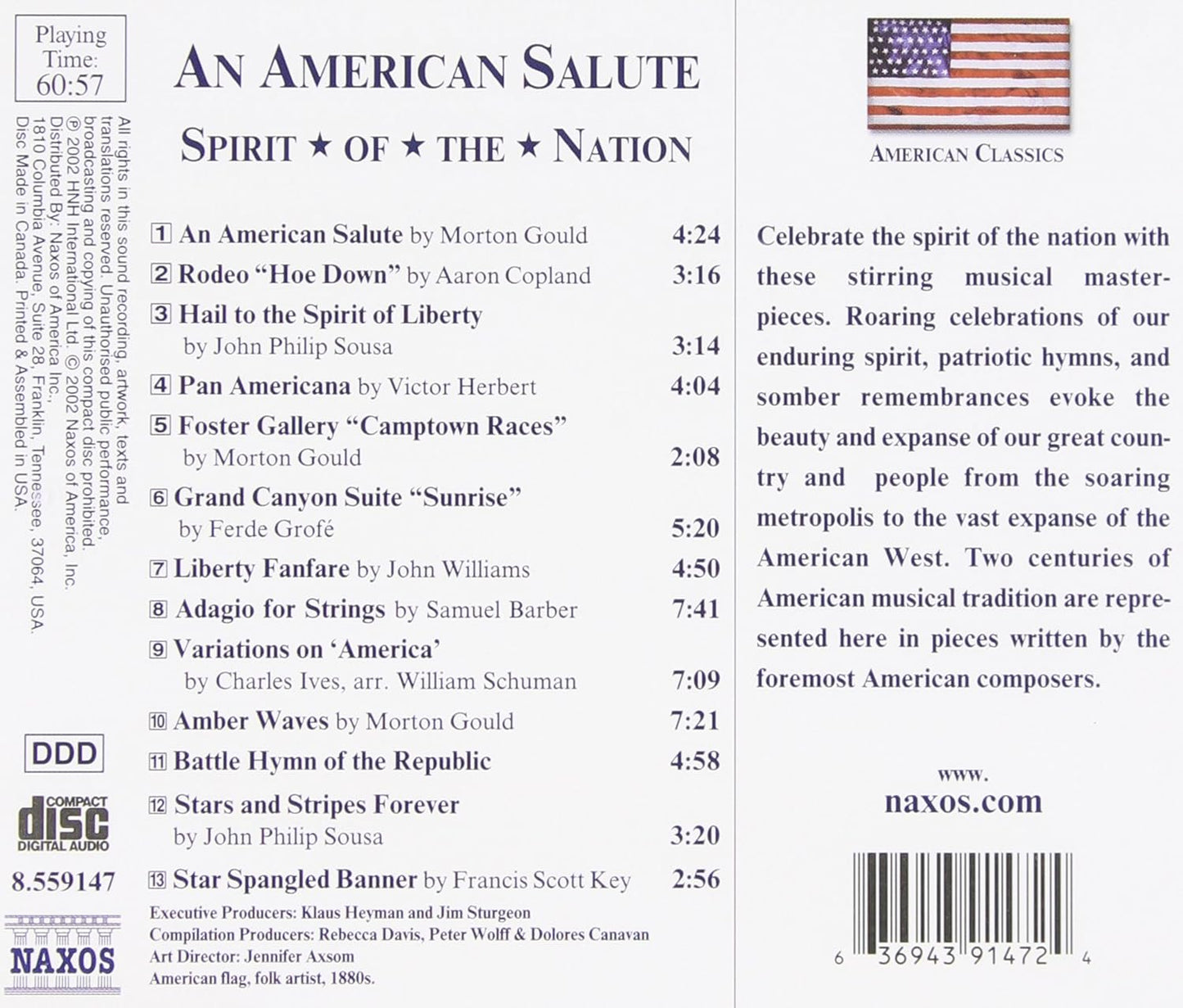 AN AMERICAN SALUTE - SPIRIT OF THE NATION