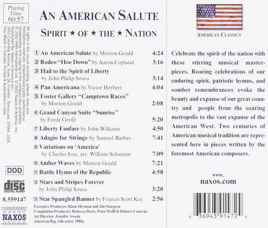 AN AMERICAN SALUTE - SPIRIT OF THE NATION