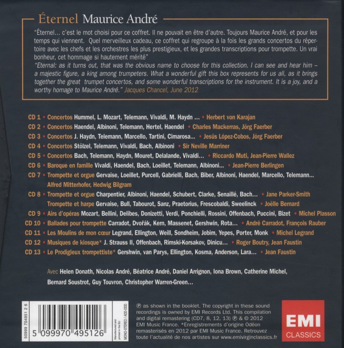 The Eternal Maurice Andre (13 CD Super Deluxe Edition)