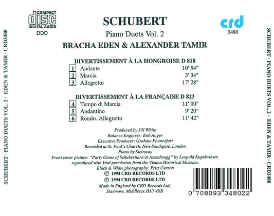 Schubert: Piano Duets, Vol. 2 - Bracha Eden & Alexander Tamir