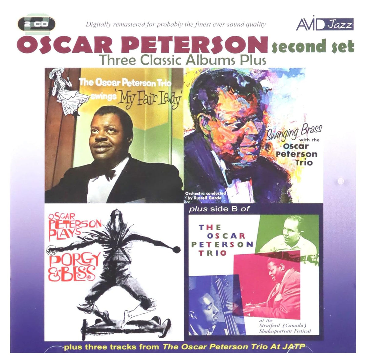 OSCAR PETERSON - Three Classic Albums Plus (Plays Porgy And Bess / Swinging Brass / My Fair Lady) (2 CD)