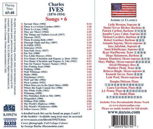 IVES: Songs, Vol. 6