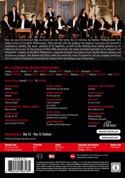 12 Cellists of the Berlin Philharmonic - 40th Anniversary Edition (2 DVD)