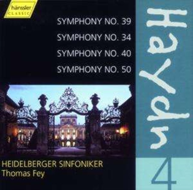 HAYDN: SYMPHONY NR. 39, 34, 40, 50 - HEIDELBERGER SINFONIKER, FEY