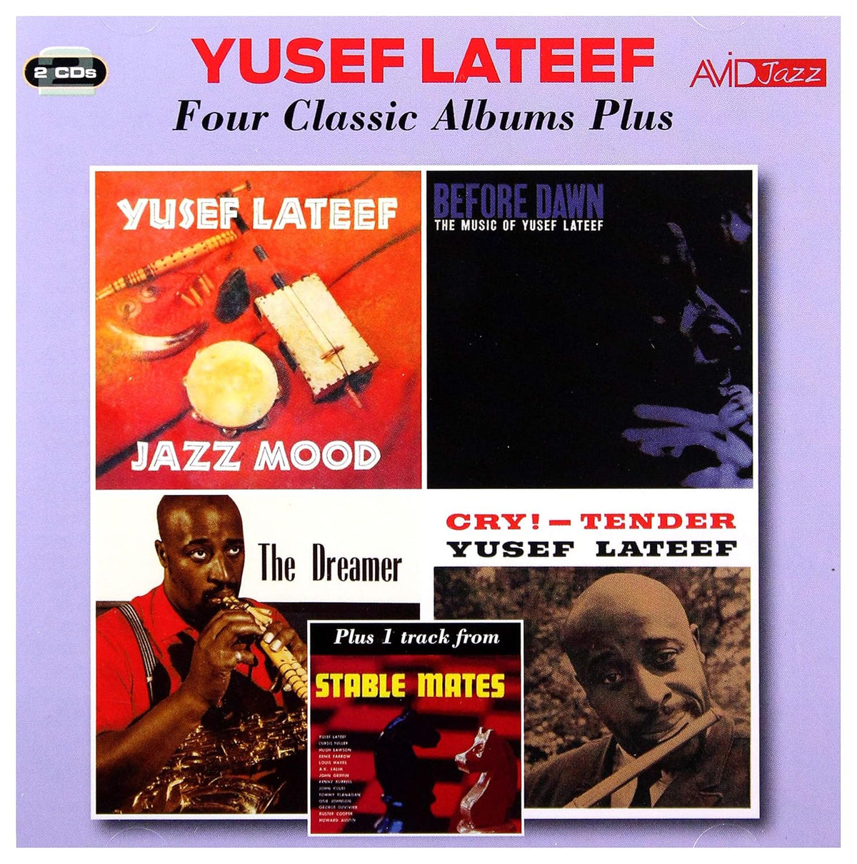 YUSEF LATEEF - Four Classic Albums Plus (Jazz Mood / Before Dawn / The Dreamer / Cry Tender)