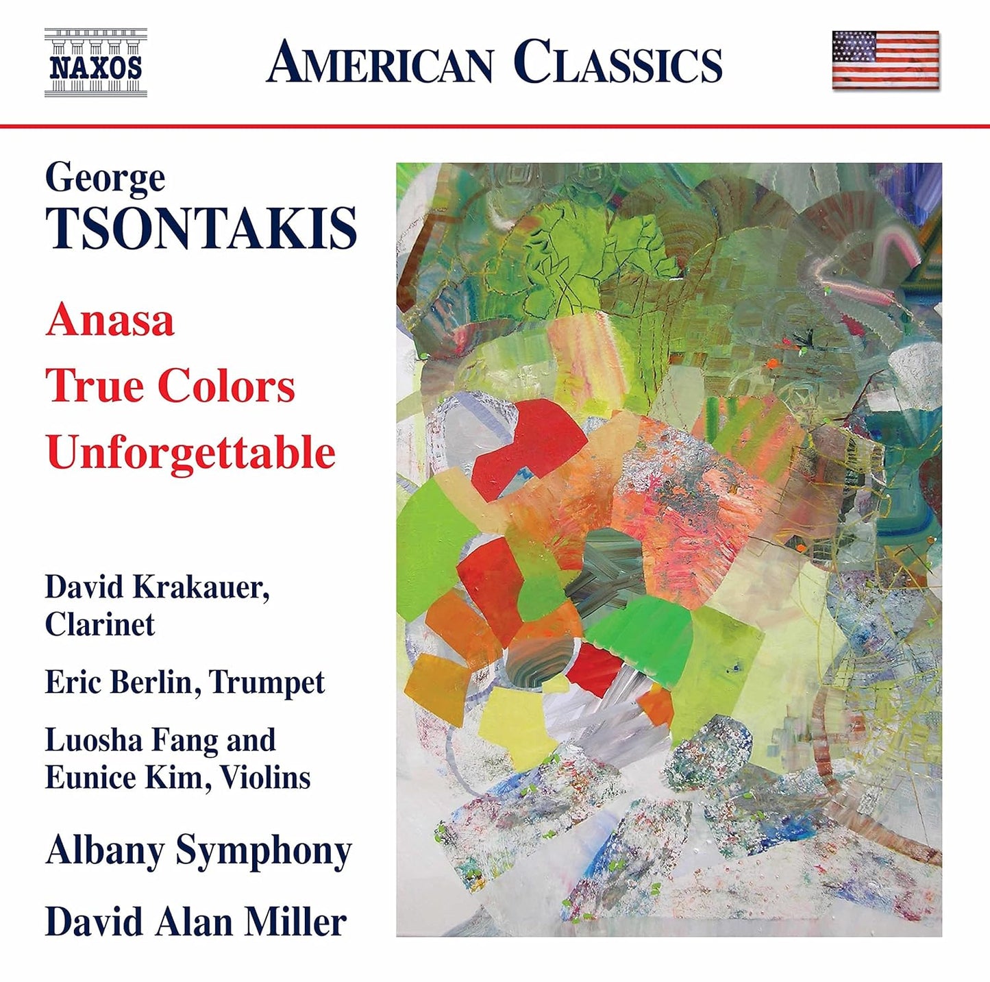 Tsontakis: Anasa - True Colors - Unforgettable - Albany Symphony, David Alan Miller