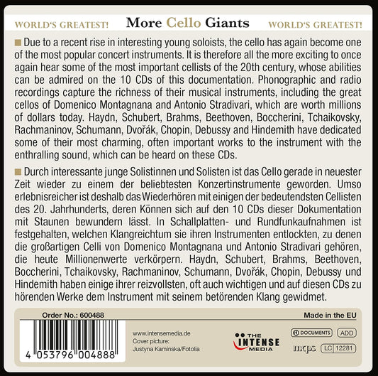 MORE CELLO GIANTS (10 CDS)