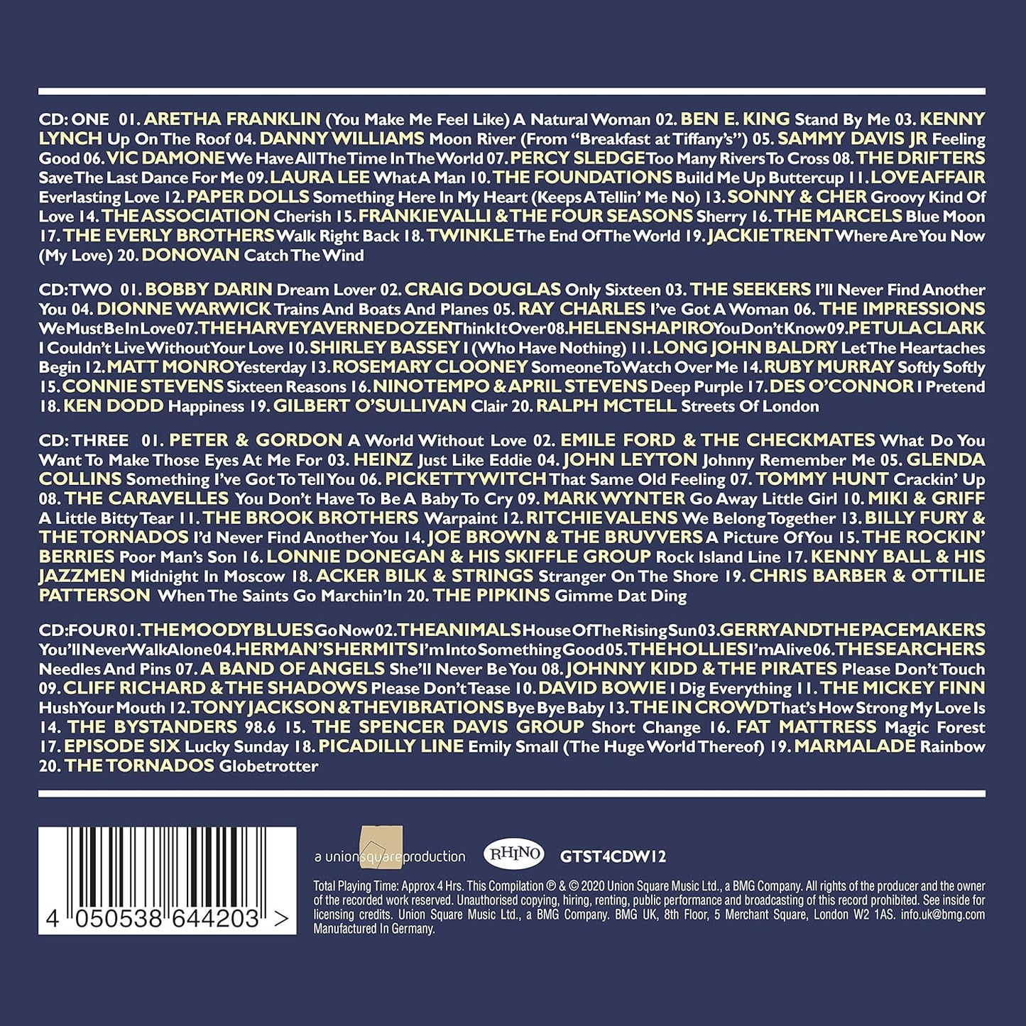 Greatest Ever Golden Anthems (4 CDs)