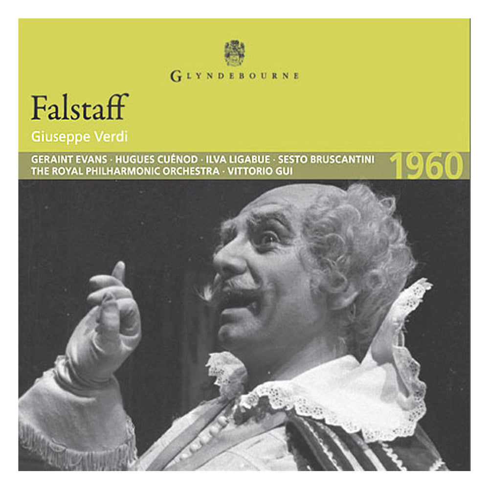 VERDI: Falstaff - Geraint Evans, Hugues Cuénod, Ilva Ligabue, Sesto Bruscantini, Vittorio Gui Royal Philharmonic Orchestra (2 CDS)