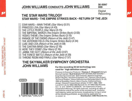 JOHN WILLIAMS CONDUCTS JOHN WILLIAMS: The Star Wars Trilogy