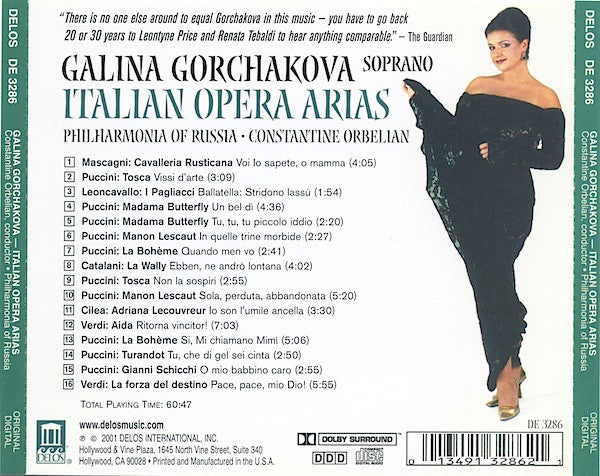 Italian Opera Arias- Galina Gorchakova, Philharmonia of Russia
