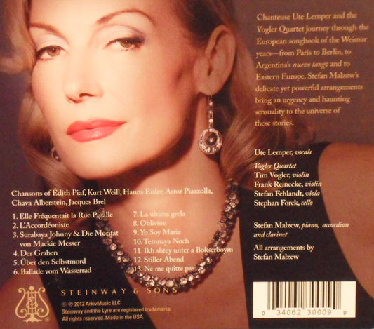 PARIS DAYS BERLIN NIGHTS: Ute Lemper, Vogler Quartet