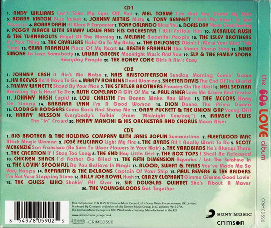 THE 60S LOVE ALBUM (3 CDS)