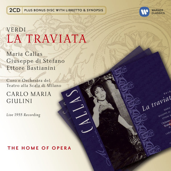 Verdi: La Traviata - Maria Callas, Giuseppe di Stefano, Ettore Bastianini, Coro E Orchestra Del Teatro Alla Scala Di Milano, Carlo Maria Giulini (2 CDS)
