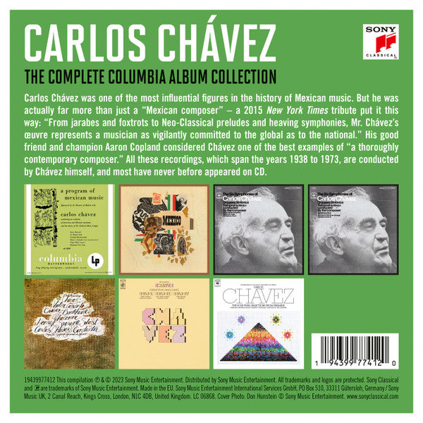 CARLOS CHAVEZ: THE COMPLETE COLUMBIA ALBUM COLLECTION (7 CDs)