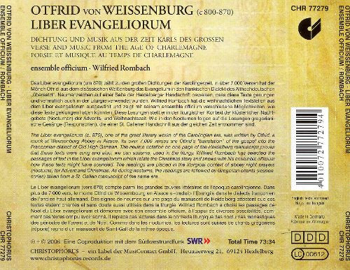 WEISSENBURG: Liber Evangeliorum - Ensemble Officium