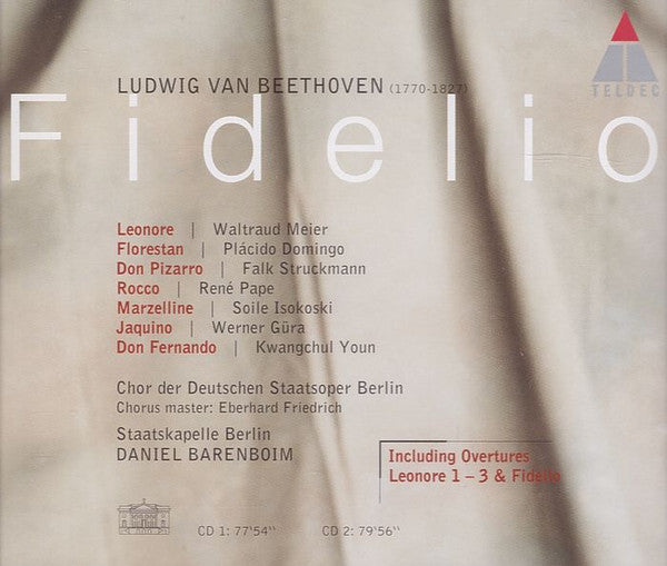 Beethoven: Fidelio - Domingo, Staatskapelle Berlin, Barenboim (2 CDs)