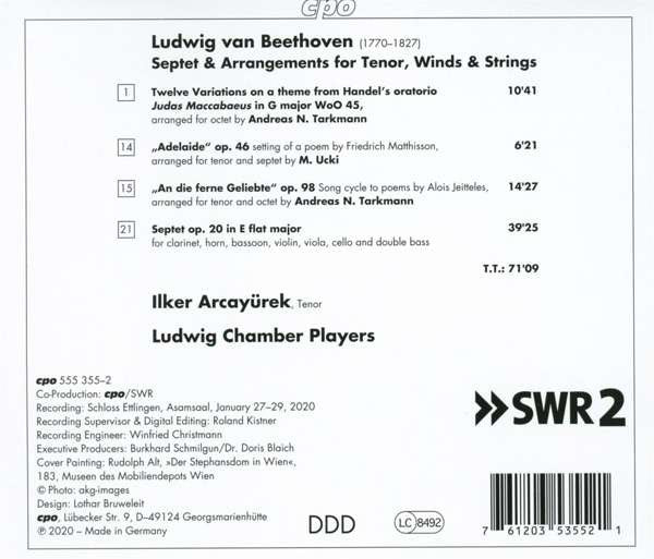 Beethoven Arranged - Ludwig Chamber Players