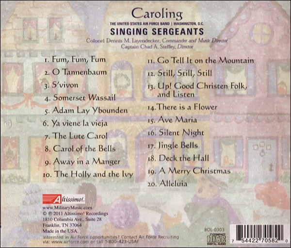 UNITED STATES AIR FORCE SINGING SERGEANTS: Caroling