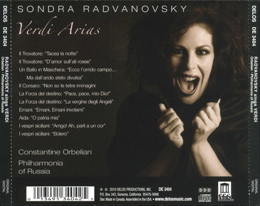 VERDI: Sondra Radvanovsky Sings Verdi Arias- Radvanovsky, Philharmonia Of Russia