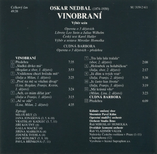 NEDBAL: Vinobrani