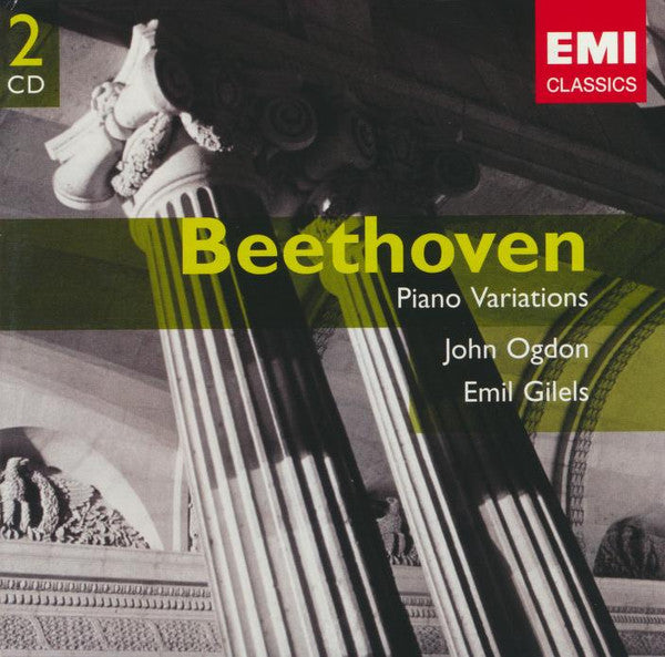 Beethoven: Variations For Piano - JOHN OGDON, EMIL GILELS (2 CDs)