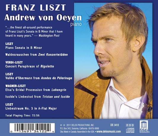 LISZT: PIano Works - Andrew van Oeyen