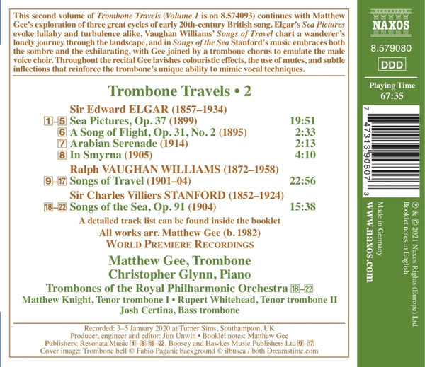Trombone Travels, Vol. 2: Songs of Travel - Trombones Of The Royal Philharmonic Orchestra