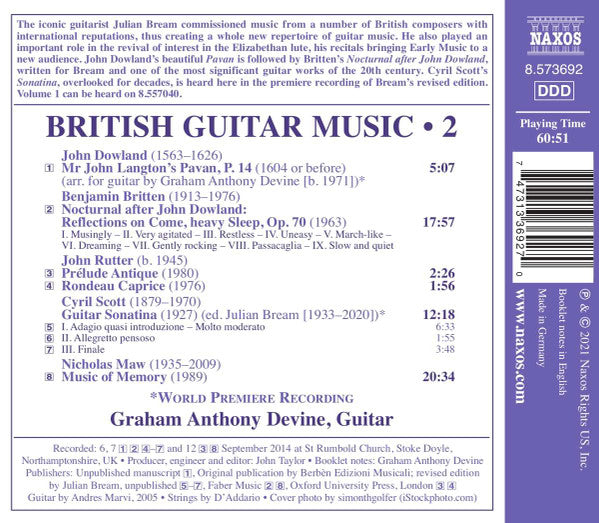 British Guitar Music, Vol. 2 - Graham Anthony Devine