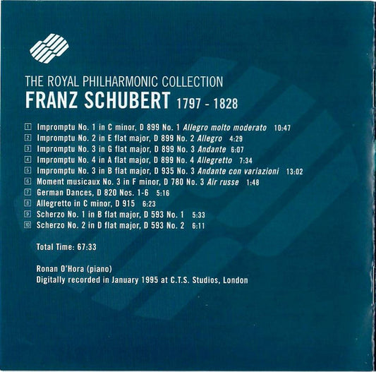 Schubert: Works For Solo Piano - Ronan O'Hora (Hybrid SACD)