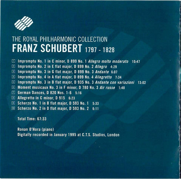 Schubert: Works For Solo Piano - Ronan O'Hora (Hybrid SACD)