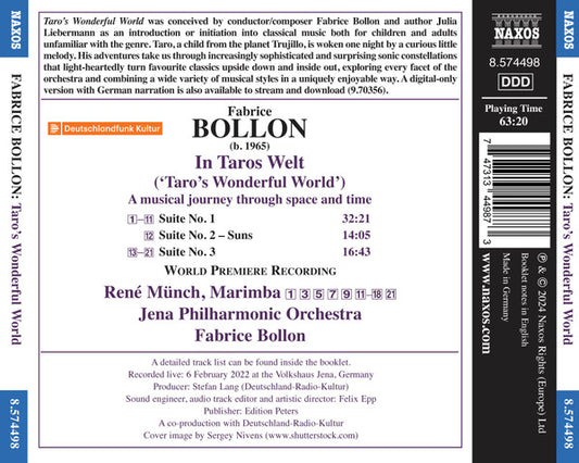 Bollon: In Taros Welt (Taro's Wonderful World - version without narration) - R. Münch, Jena Philharmonic, Bollon
