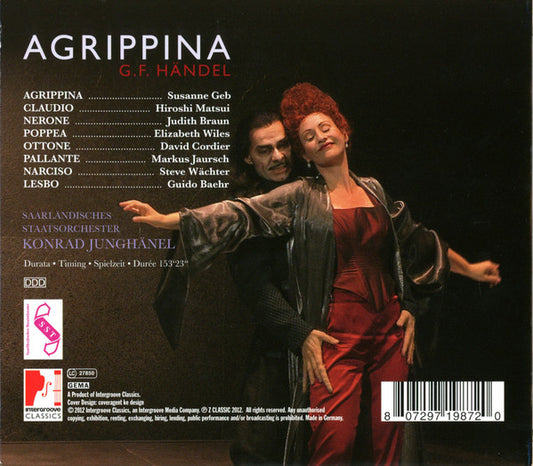 HANDEL: AGRIPPINA - GEB, MATSUI, WILES (2 CDS)