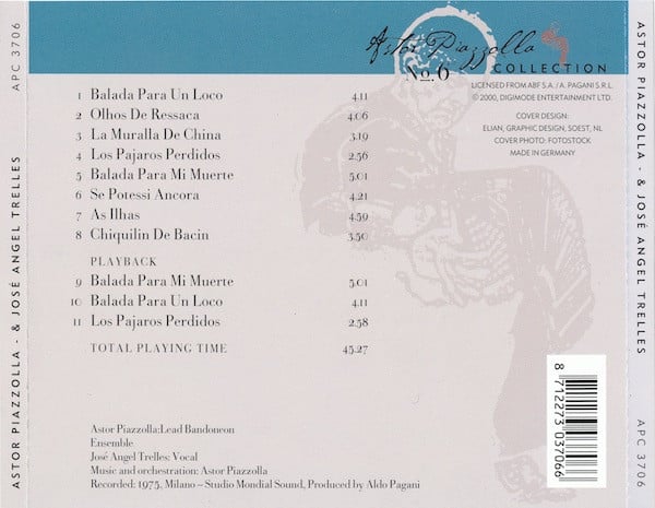 PIAZZOLLA: Piazzolla & José Angel Trelles