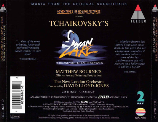 TCHAIKOVSKY: SWAN LAKE - The New London Players (2 CDs)