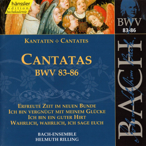 BACH: CANTATAS BWV 83-86 - BACH-ENSEMBLE, HELMUTH RILLING