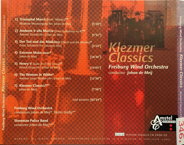 KLEZMER CLASSICS - Freiburg Wind Orchestra