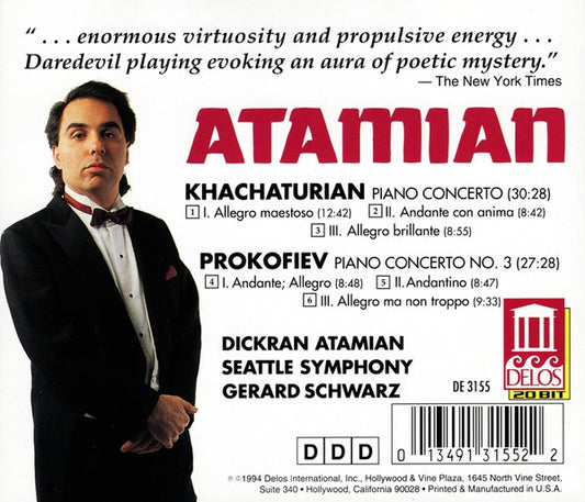 KHACHATURIAN & PROKOFIEV: Piano Concertos - Atamian, Seattle Symphony, Gerard Schwarz
