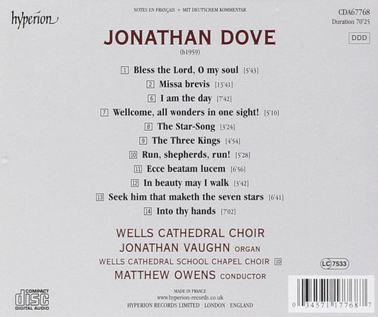 Dove: Choral Music - Wells Cathedral Choir