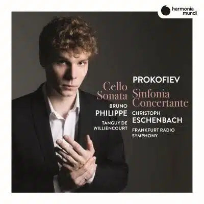 PROKOFIEV: Sinfonia Concertante, Sonata for cello and piano op.119 - Bruno Philippe, Tanguy de Williencourt, Frankfurt Radio Symphony, Christoph Eschenbach