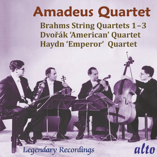BRAHMS, DVORAK & HAYDN: QUARTETS - AMADEUS QUARTET (PDF BOOKLET)