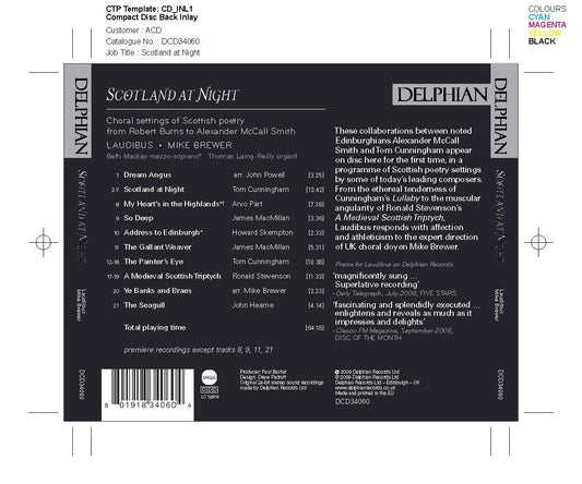 Scotland At Night: Choral Settings of Scottish Poetry from Burns to McCall Smith - Laudibus